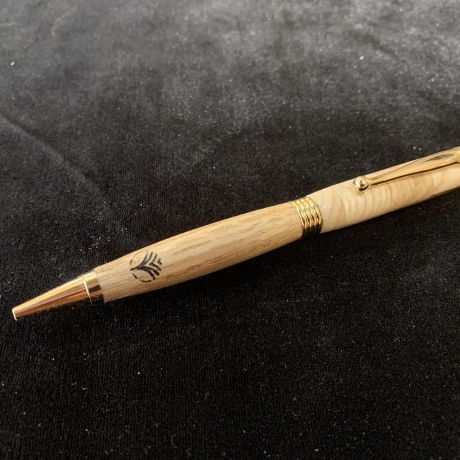 Stylo à bille | LOUISE &#8211; Plaqué Or / Noyer &#8211; Chêne &#8211; Frêne