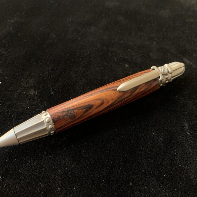 Stylo à bille | Insolite &#8211; Étain / Cocobolo