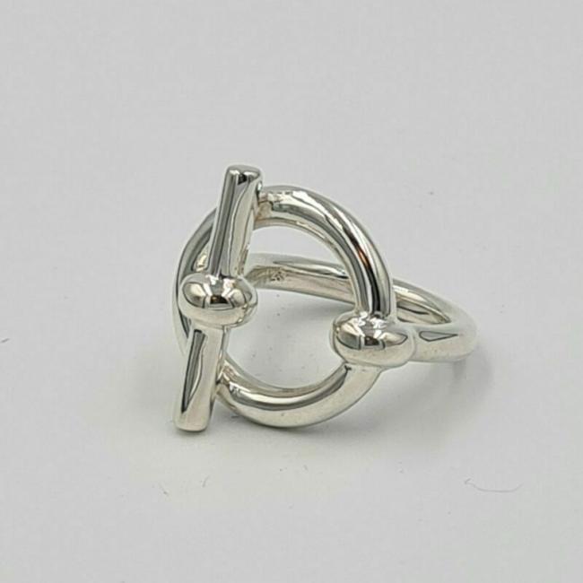 Bague argent anneau barre