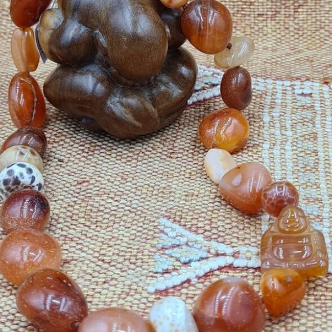 Collier baroque  Bouddha