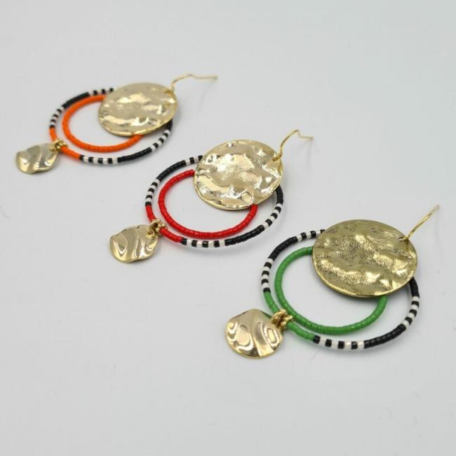 Boucles d’oreilles fantaisie  création