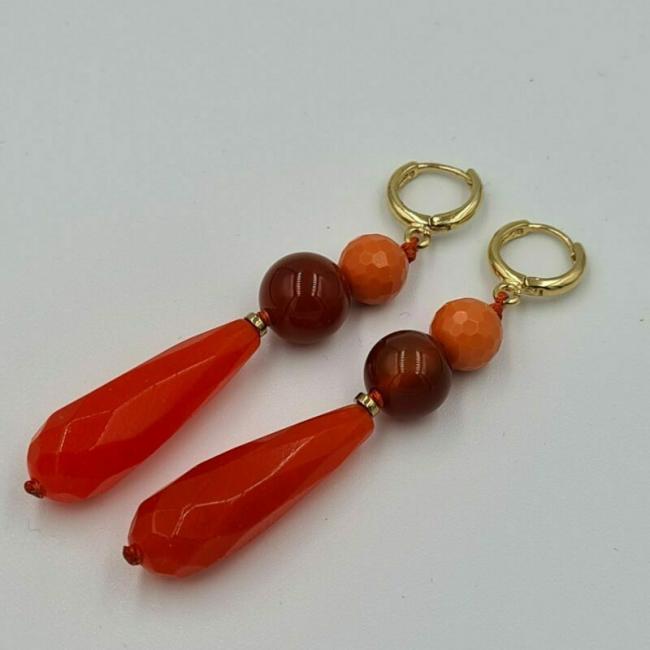 boucles d’oreilles pendant goutte