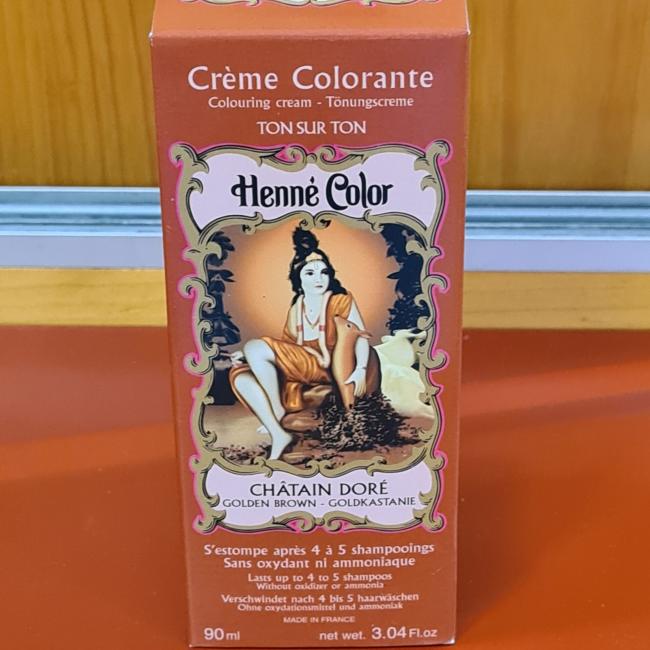 crème colorante châtain doré