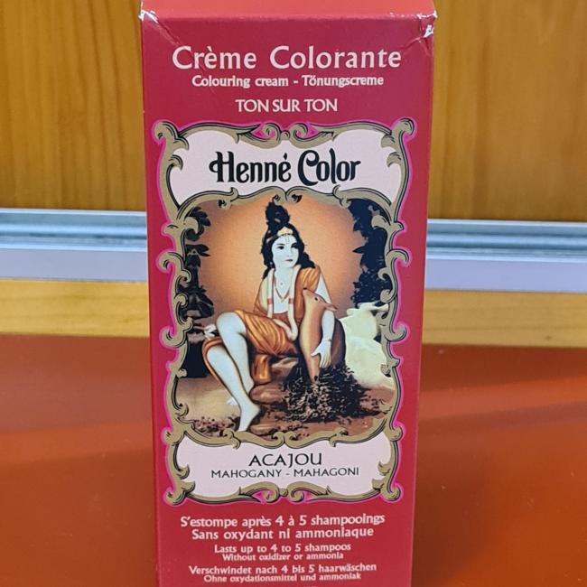 Crème colorante acajou