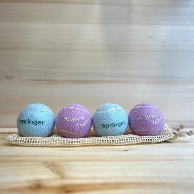 Balles pour chien - lot de 4