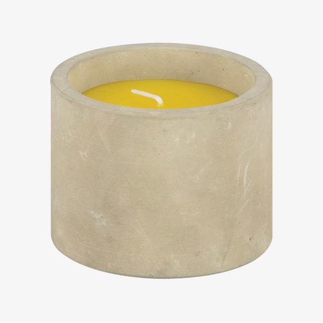 Bougie citronnelle pot en béton