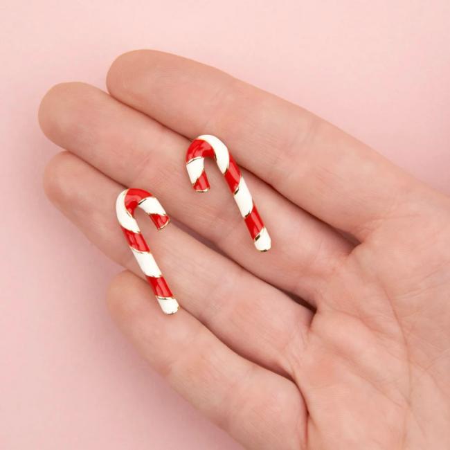 Boucles d’oreilles sucre d’orge