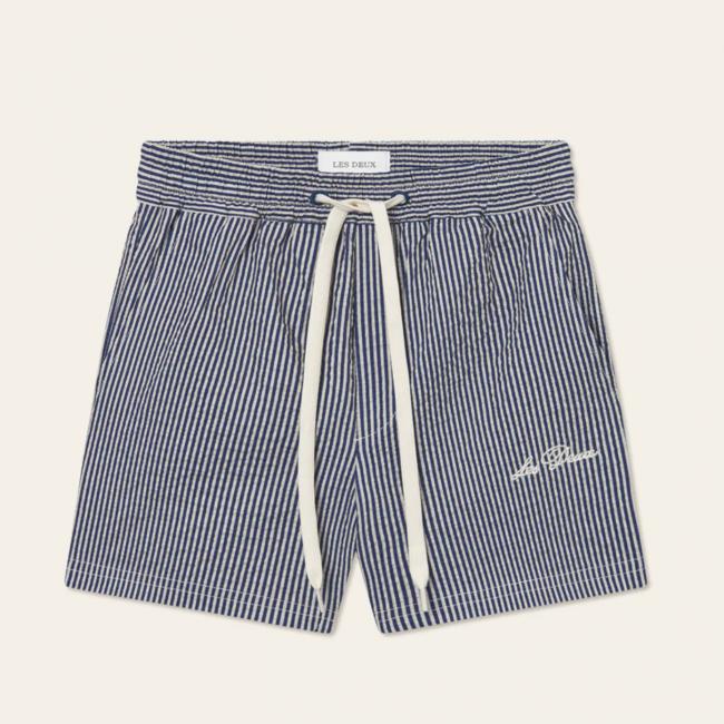 Stan Stripe Seersucker Swim Shorts