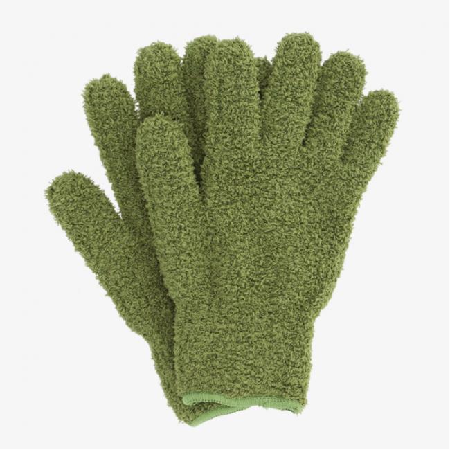 Gants anti-poussière plantes vertes