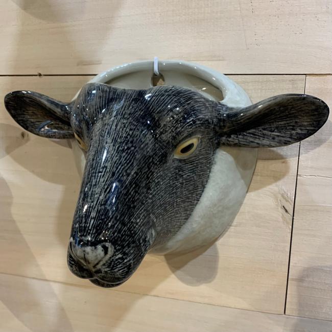 Suffolk Black Sheep Wall Vase