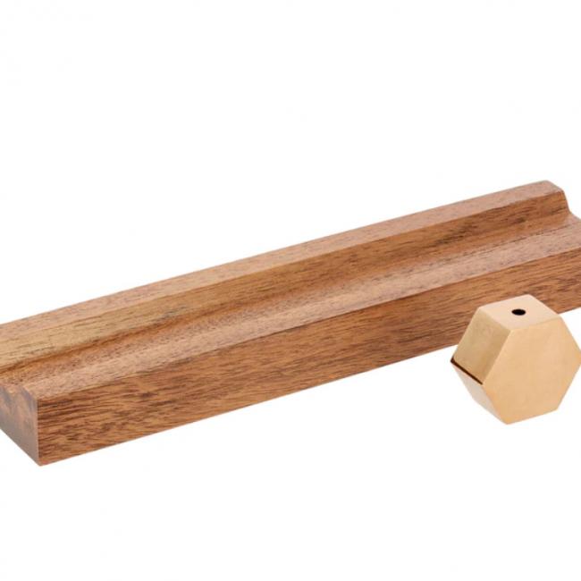 Porte-encens géométrique
