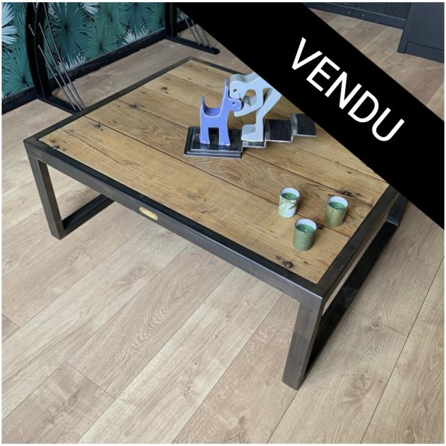 Table basse ancien volet