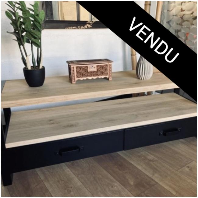 Meuble TV industriel