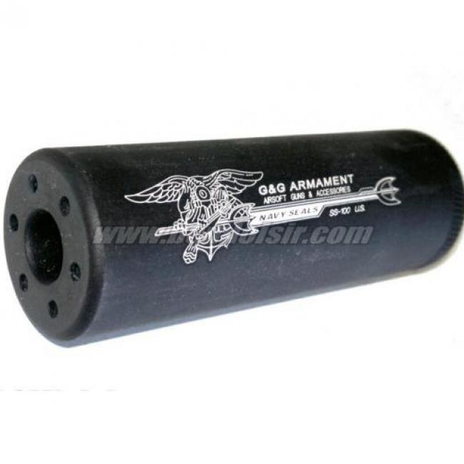SS-100 Sound suppressor Navy Seals silencieux metal 14mm Anti Horaire