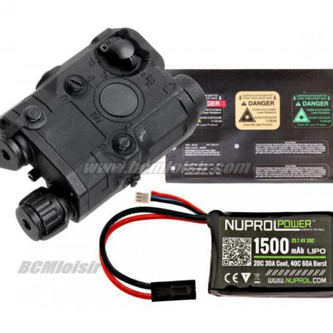 Boitier ANPEQ 15 avec Accu Lipo 7,4 V 1500 Mah Nuprol