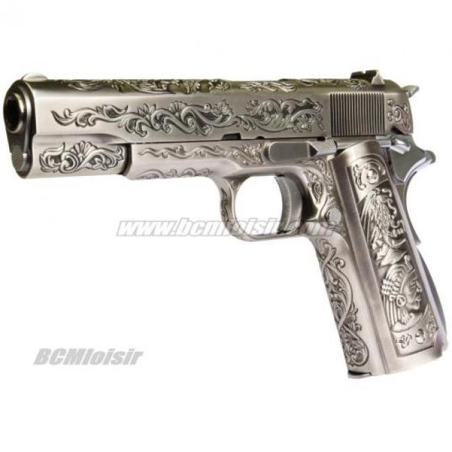 WE 1911 full metal Silver Classic Indian Pattern GBB
