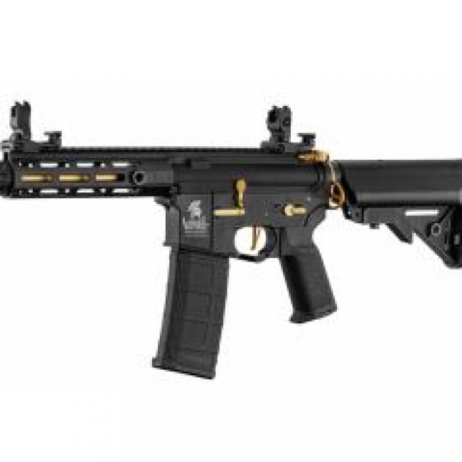 AR15 Carbine LT32 Hellion Gold Black Lancer Tactical AEG Pack Complet