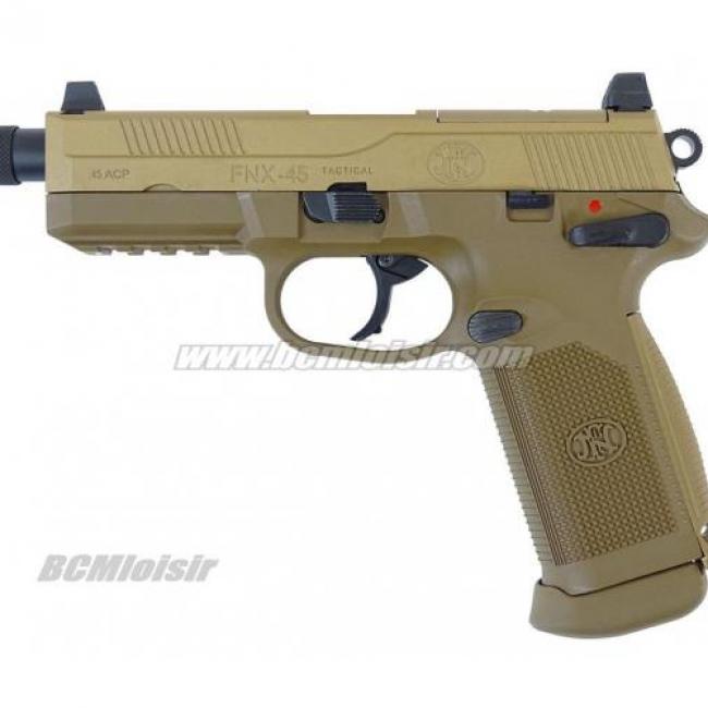 FNX 45 ACP Tactical FN Herstal Métal Slide Gaz Blowback