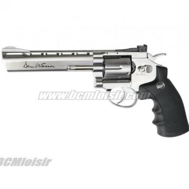 Dan Wesson revolver chrome 6''