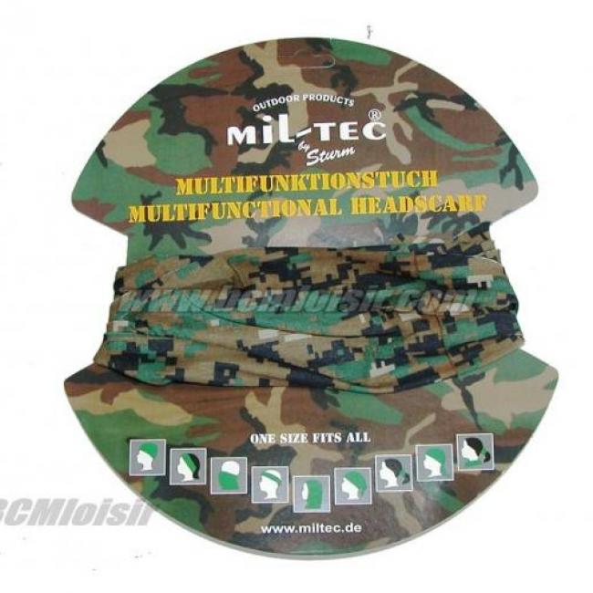 Tour de cou multifonctions digital woodland Headgear Miltec