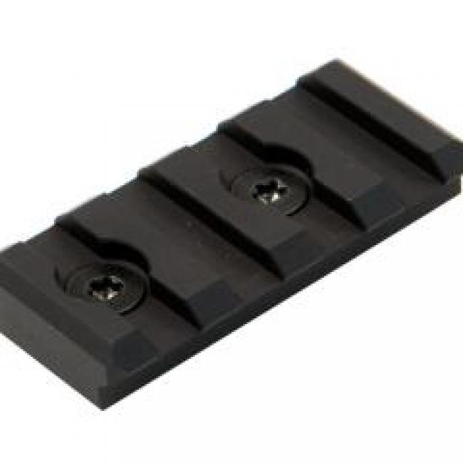 Rail Aluminium Keymod 4 Slots Black