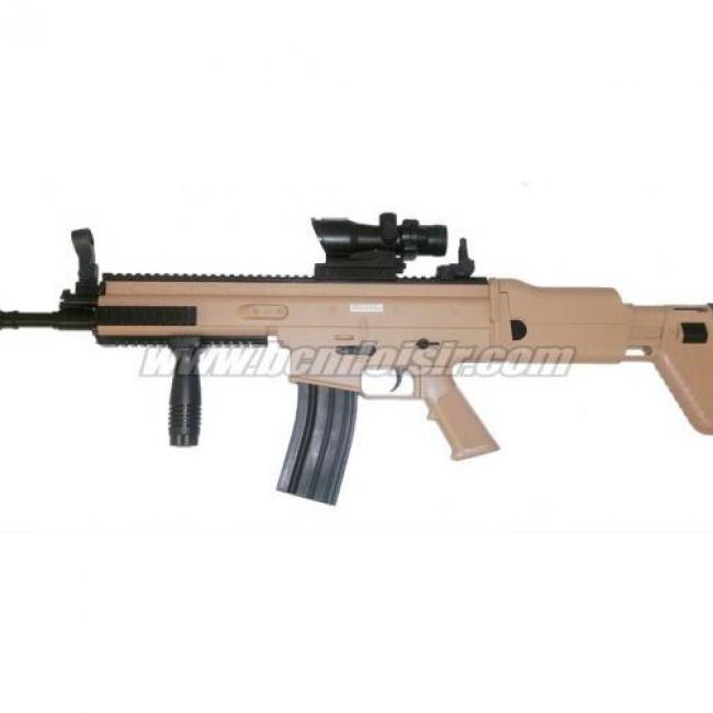 Combat series tan + lampe + scope + poignée RIS 1 J
