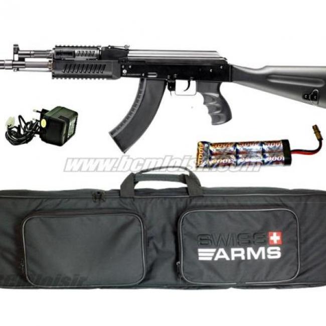 Pack AK 104 full metal blowback + Accu + chargeur + housse