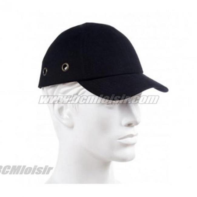 Casquette Coquée Anti Heurts Noire aux Normes CE