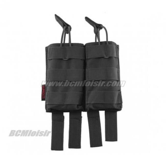 Pochette PMC Double Chargeur M4 Molle MP Noir