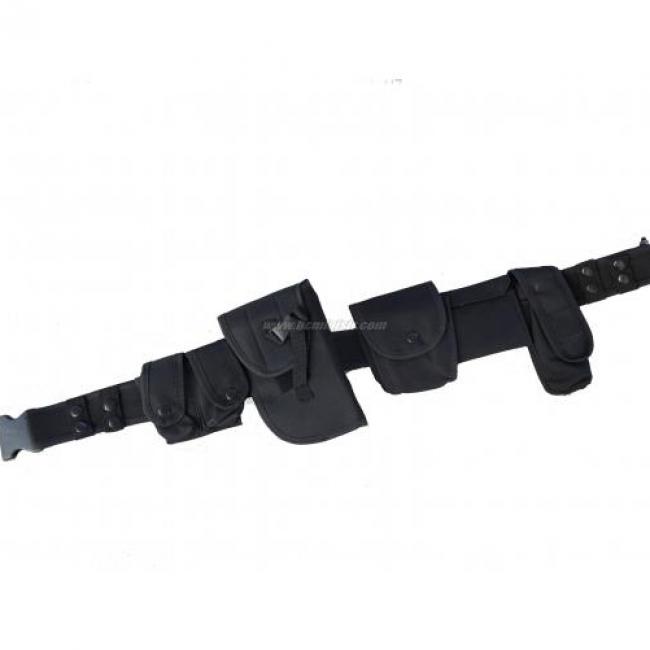 Ceinturon porte-accessoires 5 poches noir