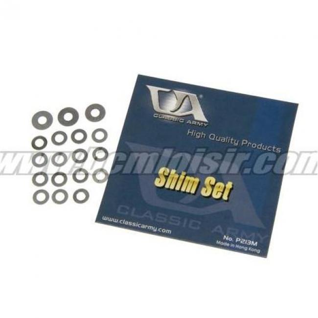 Rondelles de calage pour gearbox