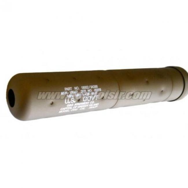 Socom Sound suppressor L Desert Tan silencieux metal 14mm Anti Horaire