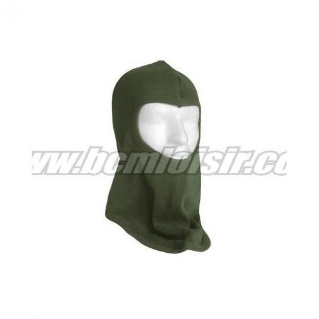 Cagoule 1 trou 100% coton Olive