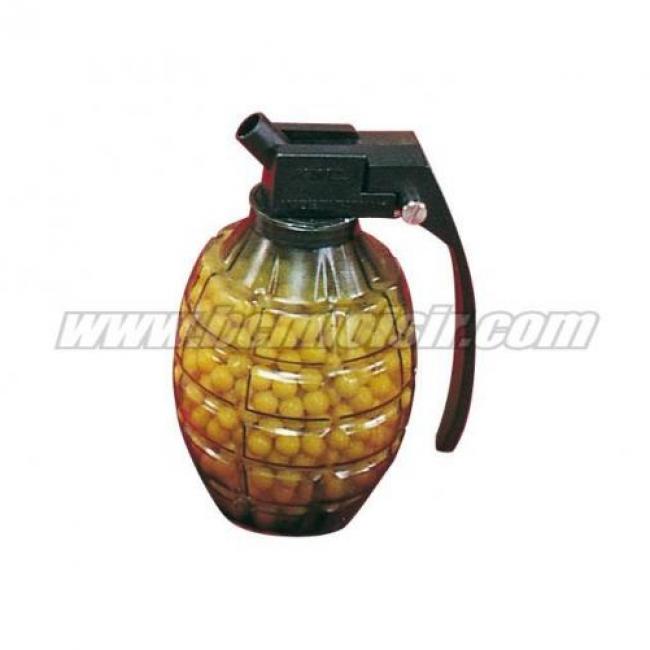 Grenade contenant 750 billes 0,12 gr avec bec verseur