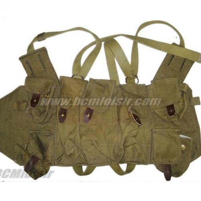 Veritable veste abdominale porte chargeurs tan originale
