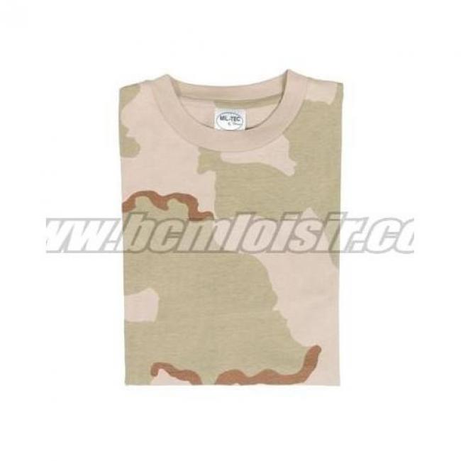 T-Shirt camouflage Desert (3 couleurs)