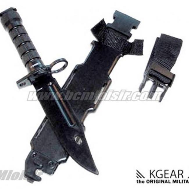 Baionnette M4 commando noir + étui factice en plastique