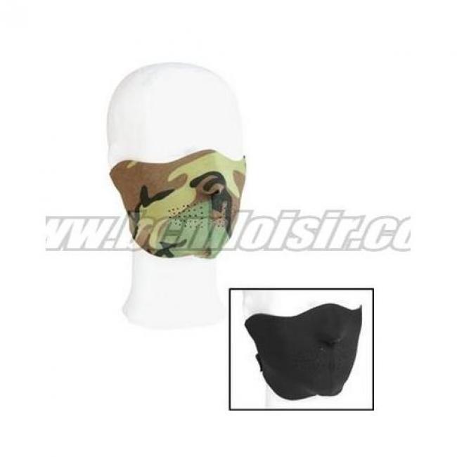 Masque demi en néopréne noir
