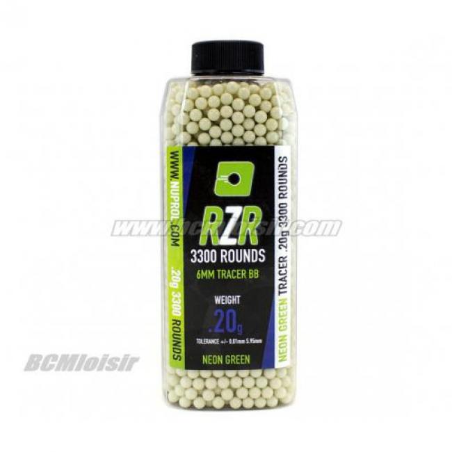 Billes Traçantes Fluorescentes Vertes 0,20 gr X 3300
