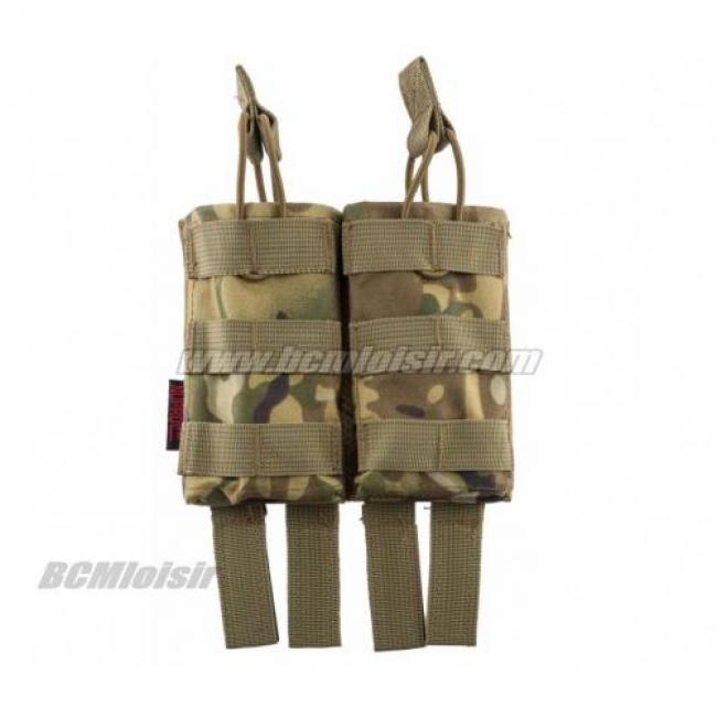 Pochette PMC Double Chargeur M4 Molle Camo MP