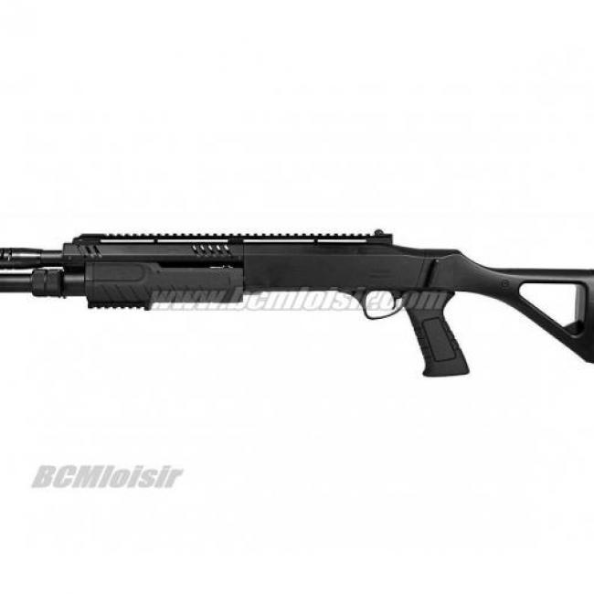 Fusil à Pompe 3 Shots Fabarm STF/12-11 Compact Black Spring 0,8 J