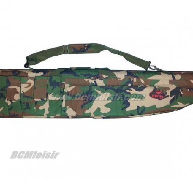 Housse de transport DMoniac renforcée Camo 130cm 5 poches + Bandoulière