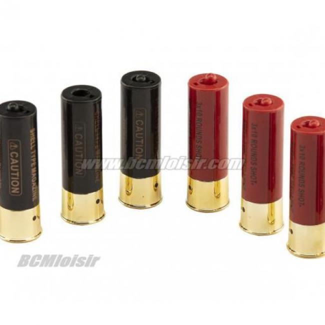 Pack 6 Cartouches 30 Billes pour Fusil à Pompe
