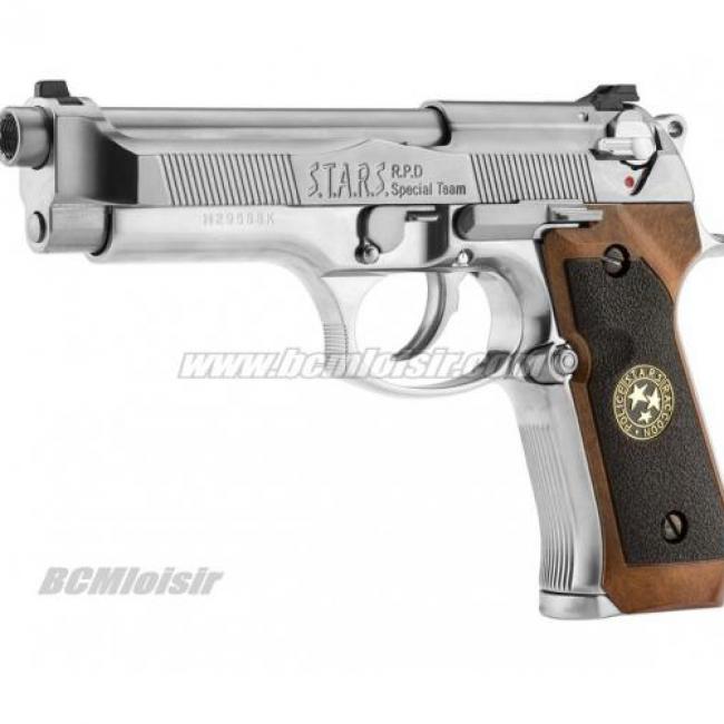 M92 Samurai Edge Virus Chromé WE Full Metal Blowback