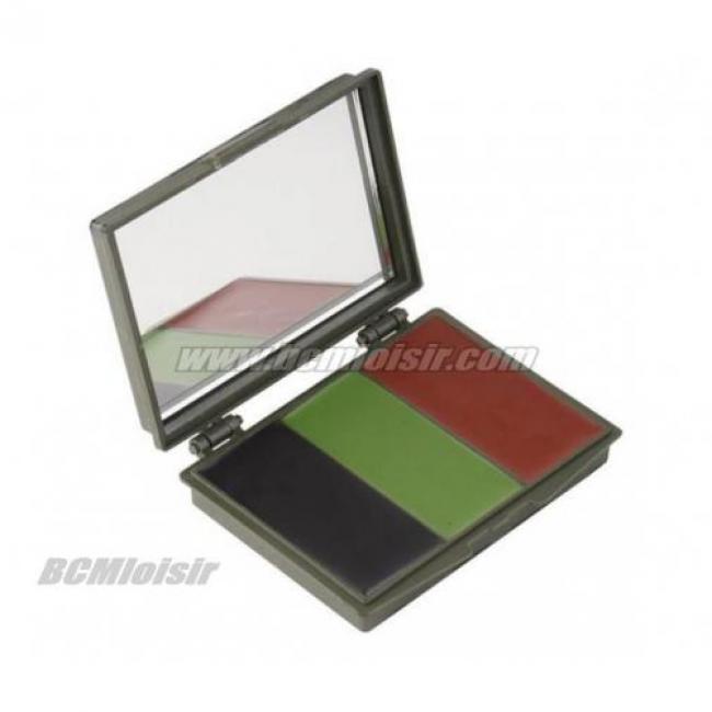 Palette Camouflage 3 Couleurs avec Miroir