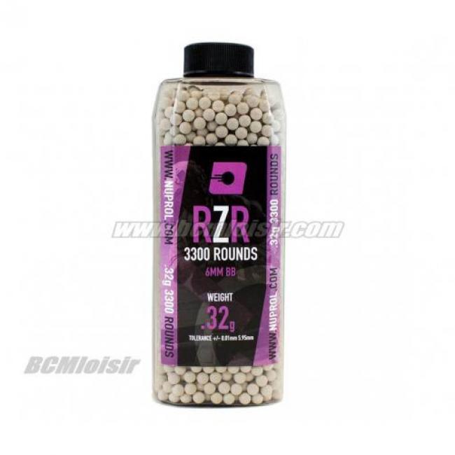Billes RZR Nuprol 0,32 gr Bouteille de 3300 bbs