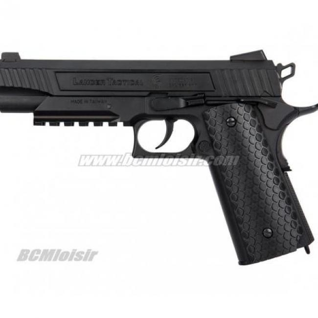 Pistolet 1911 Rail Gun LTX 50 Full Metal Blowback CO2