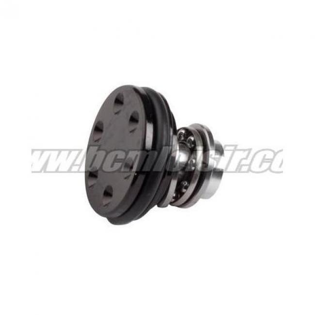 Tête de piston aluminium, ventilée, hexachrome (noire)