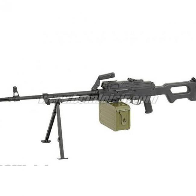 PKM Full Metal A&K AEG 1,88j amobox 5000cps