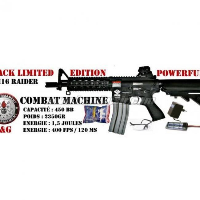 Pack CM16 Raider carbine combat machine by G&G